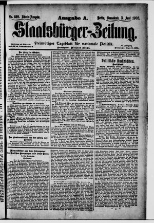 Staatsbürger-Zeitung vom 03.06.1905