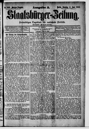 Staatsbürger-Zeitung vom 04.06.1905