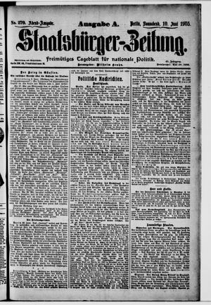 Staatsbürger-Zeitung vom 10.06.1905