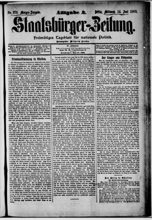 Staatsbürger-Zeitung vom 14.06.1905