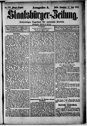 Staatsbürger-Zeitung vom 17.06.1905