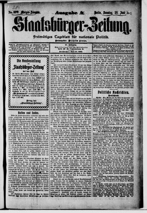Staatsbürger-Zeitung vom 18.06.1905