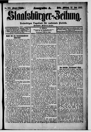 Staatsbürger-Zeitung vom 21.06.1905