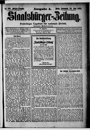 Staatsbürger-Zeitung on Jun 24, 1905