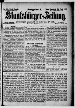 Staatsbürger-Zeitung vom 24.06.1905