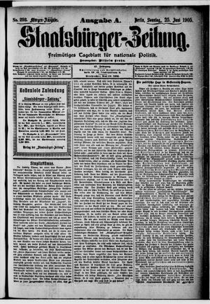 Staatsbürger-Zeitung vom 25.06.1905