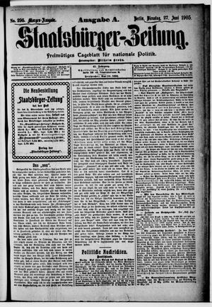 Staatsbürger-Zeitung vom 27.06.1905