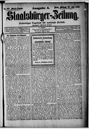 Staatsbürger-Zeitung vom 28.06.1905