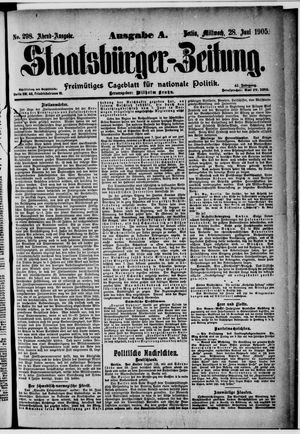 Staatsbürger-Zeitung vom 28.06.1905