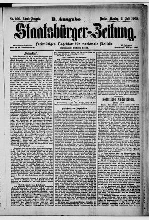 Staatsbürger-Zeitung vom 03.07.1905