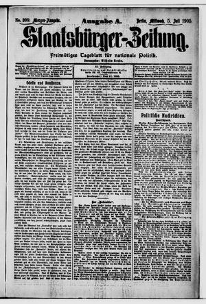 Staatsbürger-Zeitung vom 05.07.1905