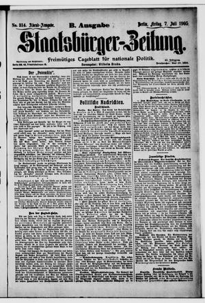 Staatsbürger-Zeitung on Jul 7, 1905