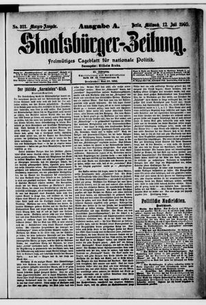 Staatsbürger-Zeitung on Jul 12, 1905