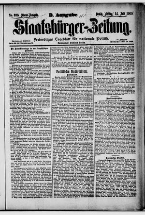 Staatsbürger-Zeitung vom 14.07.1905