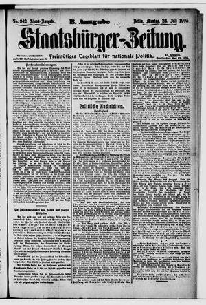 Staatsbürger-Zeitung vom 24.07.1905