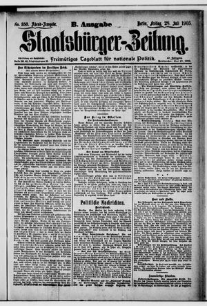 Staatsbürger-Zeitung vom 28.07.1905