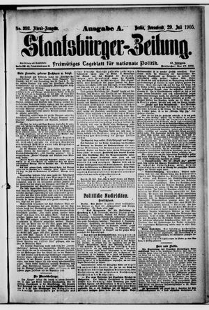 Staatsbürger-Zeitung on Jul 29, 1905