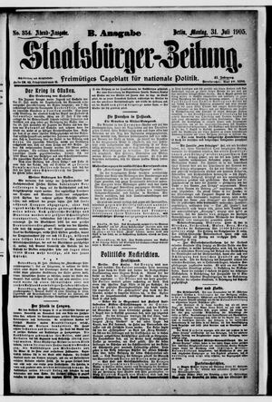 Staatsbürger-Zeitung on Jul 31, 1905