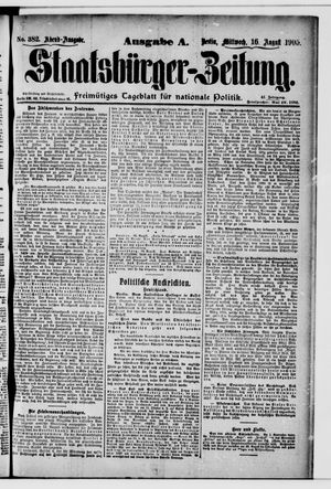 Staatsbürger-Zeitung vom 16.08.1905