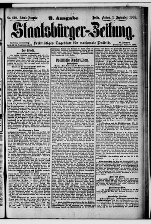 Staatsbürger-Zeitung vom 01.09.1905