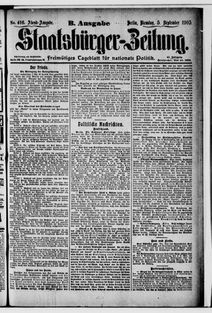 Staatsbürger-Zeitung vom 05.09.1905