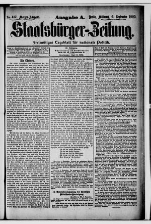 Staatsbürger-Zeitung vom 06.09.1905