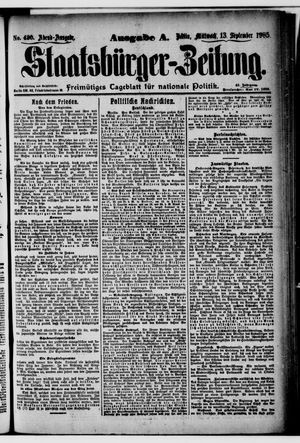 Staatsbürger-Zeitung vom 13.09.1905