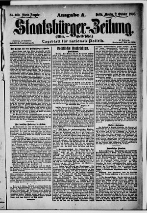 Staatsbürger-Zeitung vom 02.10.1905