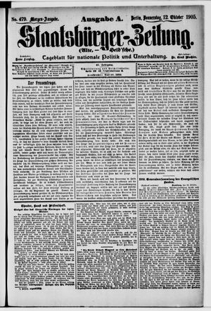 Staatsbürger-Zeitung vom 12.10.1905