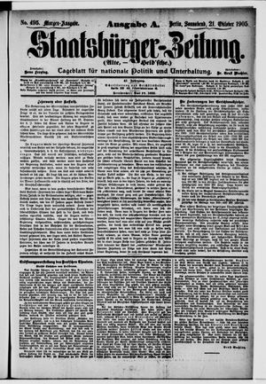 Staatsbürger-Zeitung vom 21.10.1905