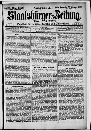 Staatsbürger-Zeitung vom 26.10.1905