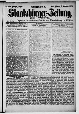 Staatsbürger-Zeitung vom 07.11.1905