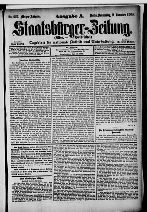 Staatsbürger-Zeitung vom 09.11.1905