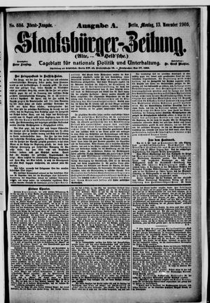 Staatsbürger-Zeitung vom 13.11.1905