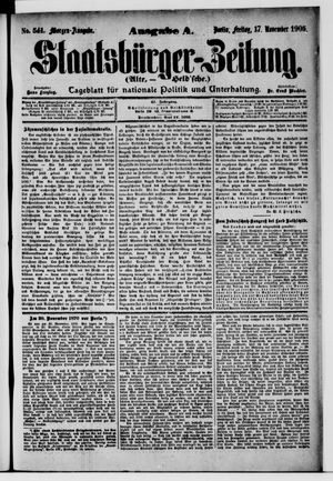 Staatsbürger-Zeitung vom 17.11.1905
