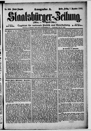 Staatsbürger-Zeitung vom 01.12.1905