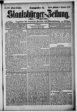 Staatsbürger-Zeitung vom 06.12.1905