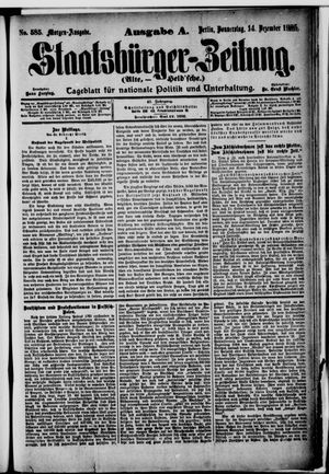 Staatsbürger-Zeitung vom 14.12.1905