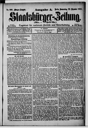 Staatsbürger-Zeitung vom 28.12.1905