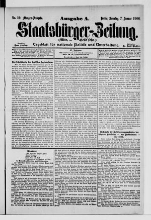 Staatsbürger-Zeitung on Jan 7, 1906
