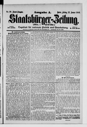 Staatsbürger-Zeitung vom 12.01.1906