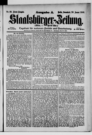 Staatsbürger-Zeitung on Jan 20, 1906