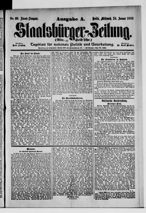 Staatsbürger-Zeitung vom 24.01.1906