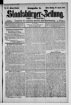 Staatsbürger-Zeitung on Jan 30, 1906