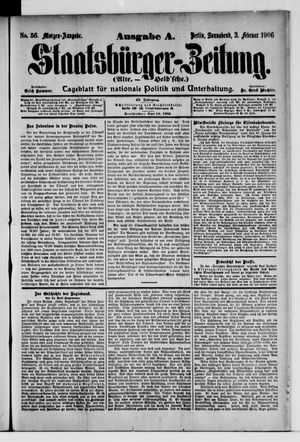 Staatsbürger-Zeitung vom 03.02.1906
