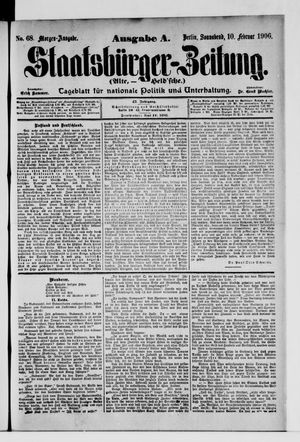 Staatsbürger-Zeitung on Feb 10, 1906