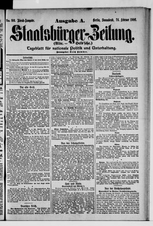 Staatsbürger-Zeitung on Feb 24, 1906