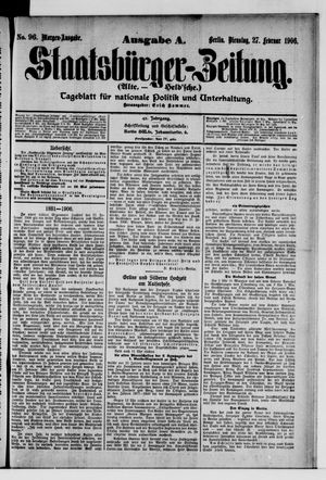 Staatsbürger-Zeitung on Feb 27, 1906