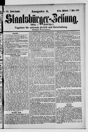 Staatsbürger-Zeitung on Mar 7, 1906