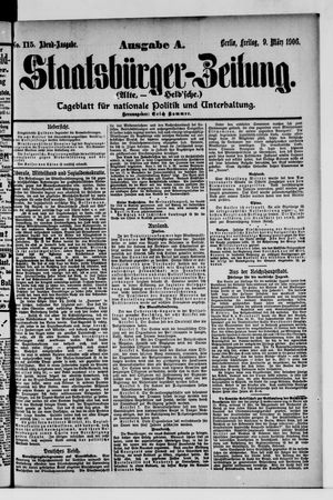Staatsbürger-Zeitung on Mar 9, 1906